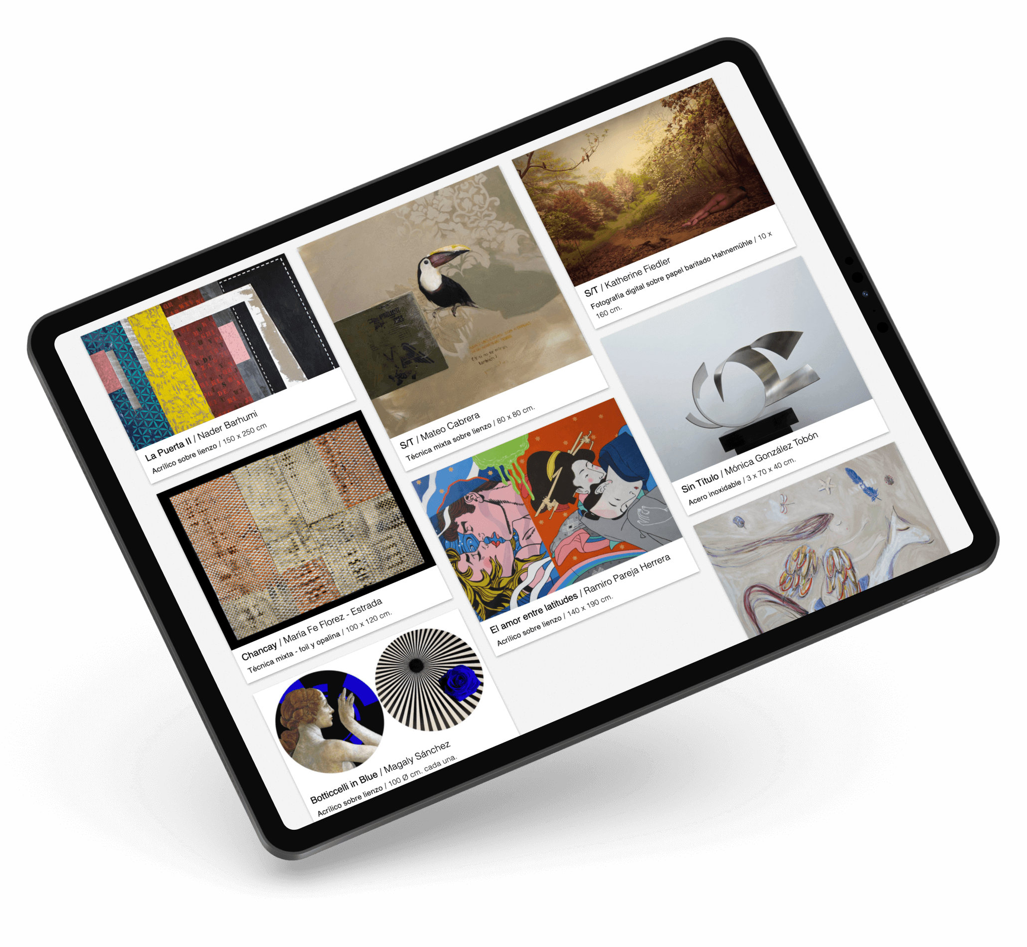 A picture showing how the interface adapts to accomodate different image ratios
