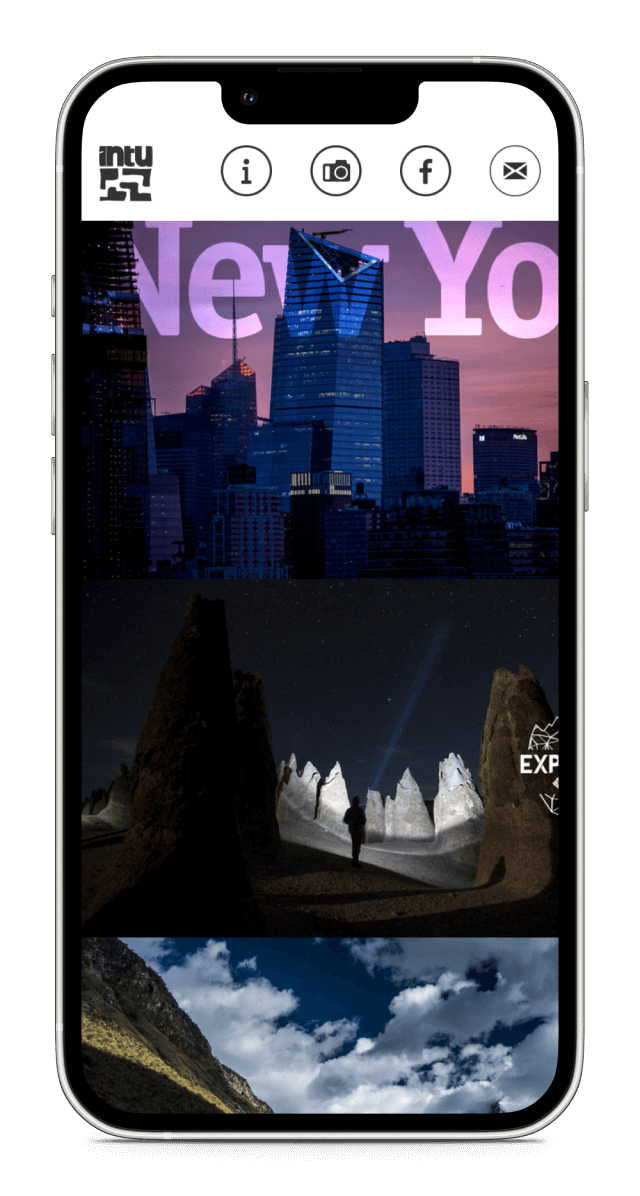 Intu's site homepage